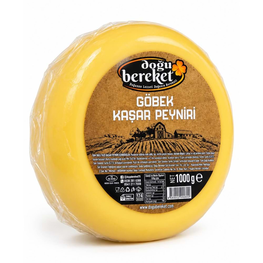 GÖBEK KAŞAR PEYNİRİ 1KG