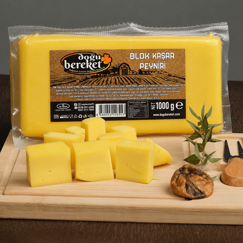 BLOK KAŞAR PEYNİRİ 1KG
